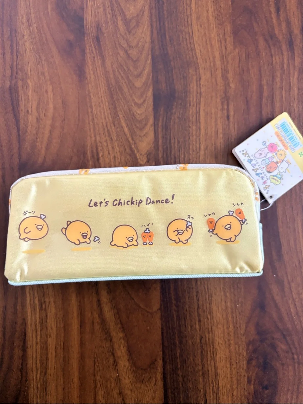 San-X brand Kids Pencil Case with Chickip Dancers Characters